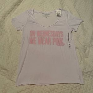 Mean girls movie On Wednesdays we wear pink S top